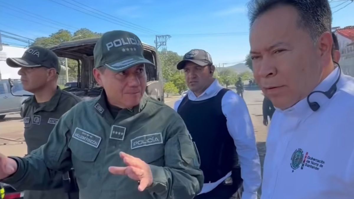 Director de la Policía y gobernador de Norte de Santander