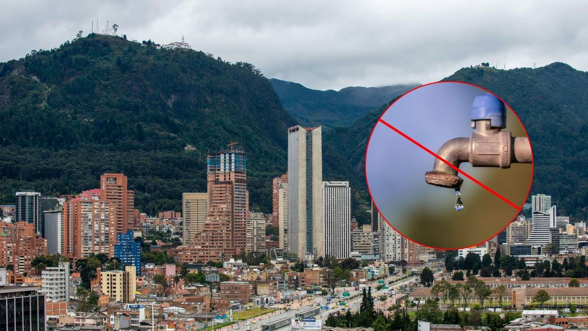 Cortes de agua en Bogotá del 3 al 6 de agosto de 2026: barrios afectados
