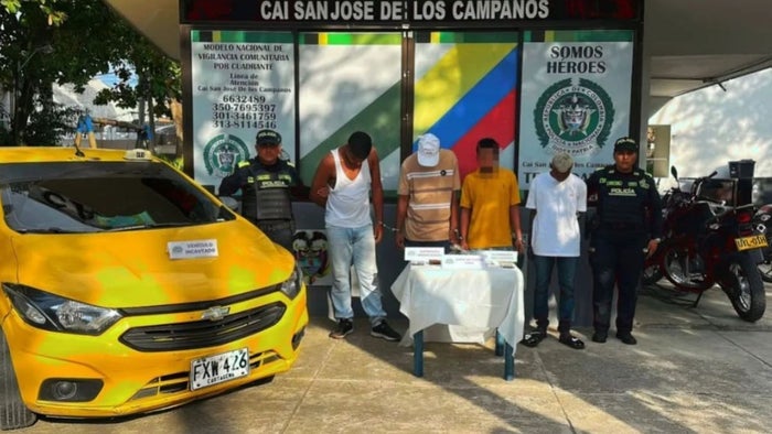 Captura de 'Los Chespirito' en Cartagena
