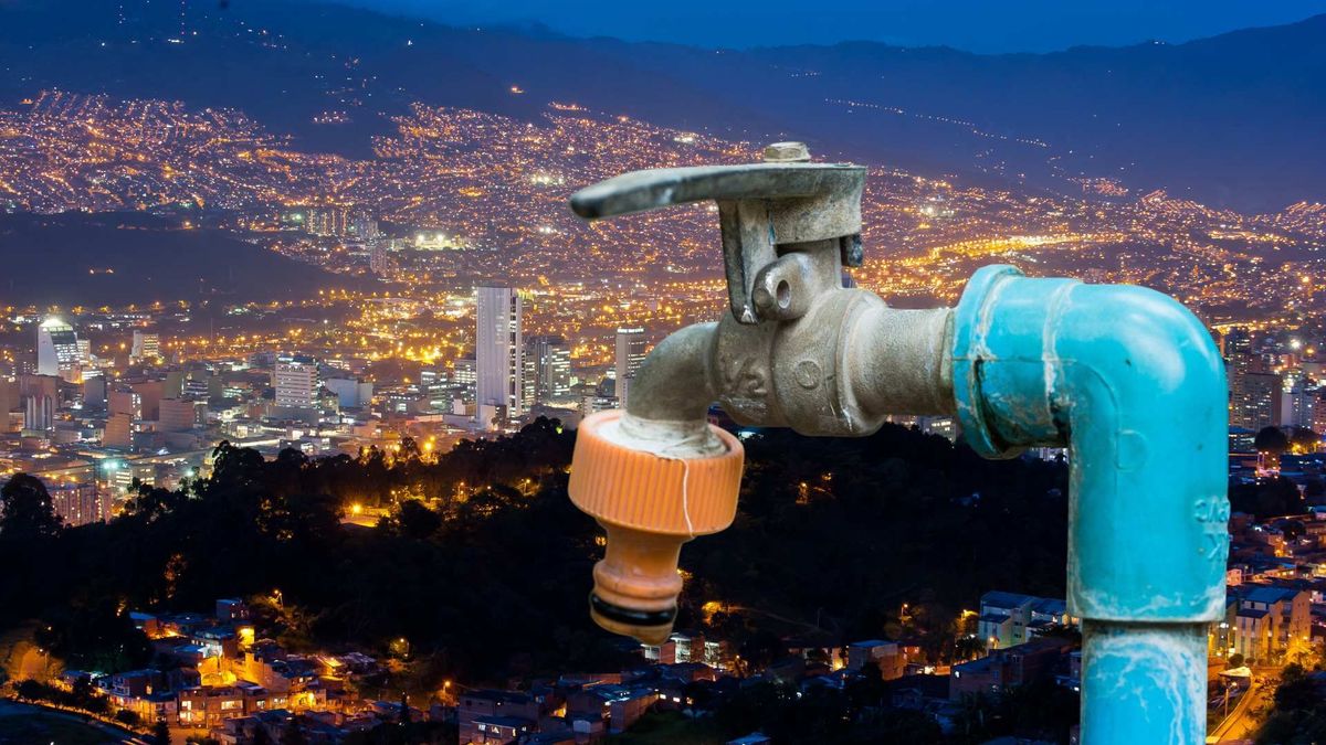 Cortes de agua nocturnos en Medellín y Bello, 4 de agosto de 2026.