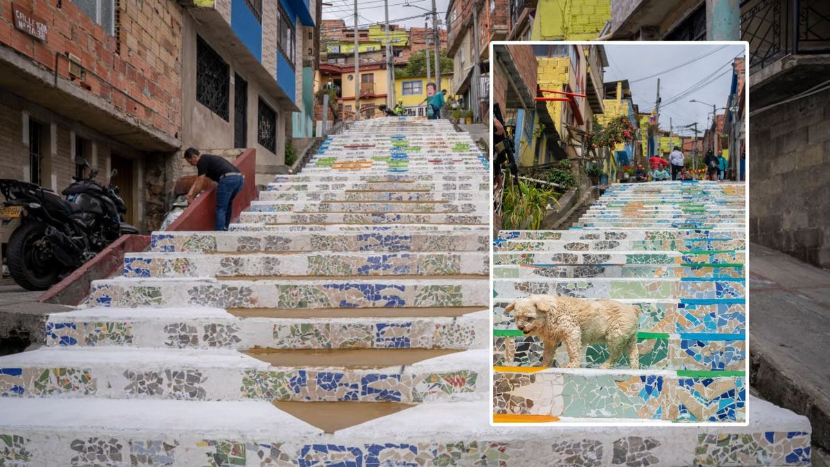 Nuevas escaleras en Cerro Norte, Usaquén