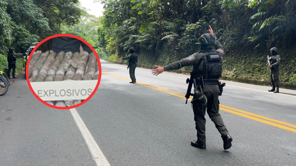 Incautan material explosivo en vía de acceso a Pereira (Risaralda)