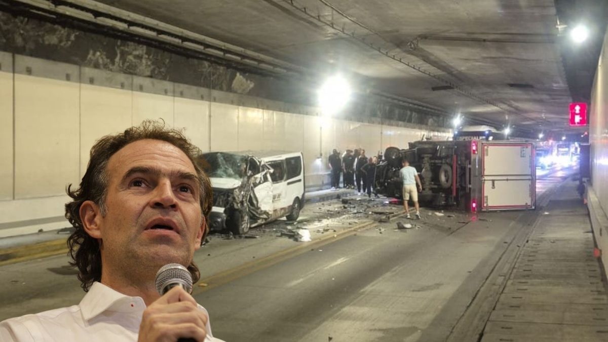 Accidente en Túnel de Oriente deja 8 heridos y un crítico