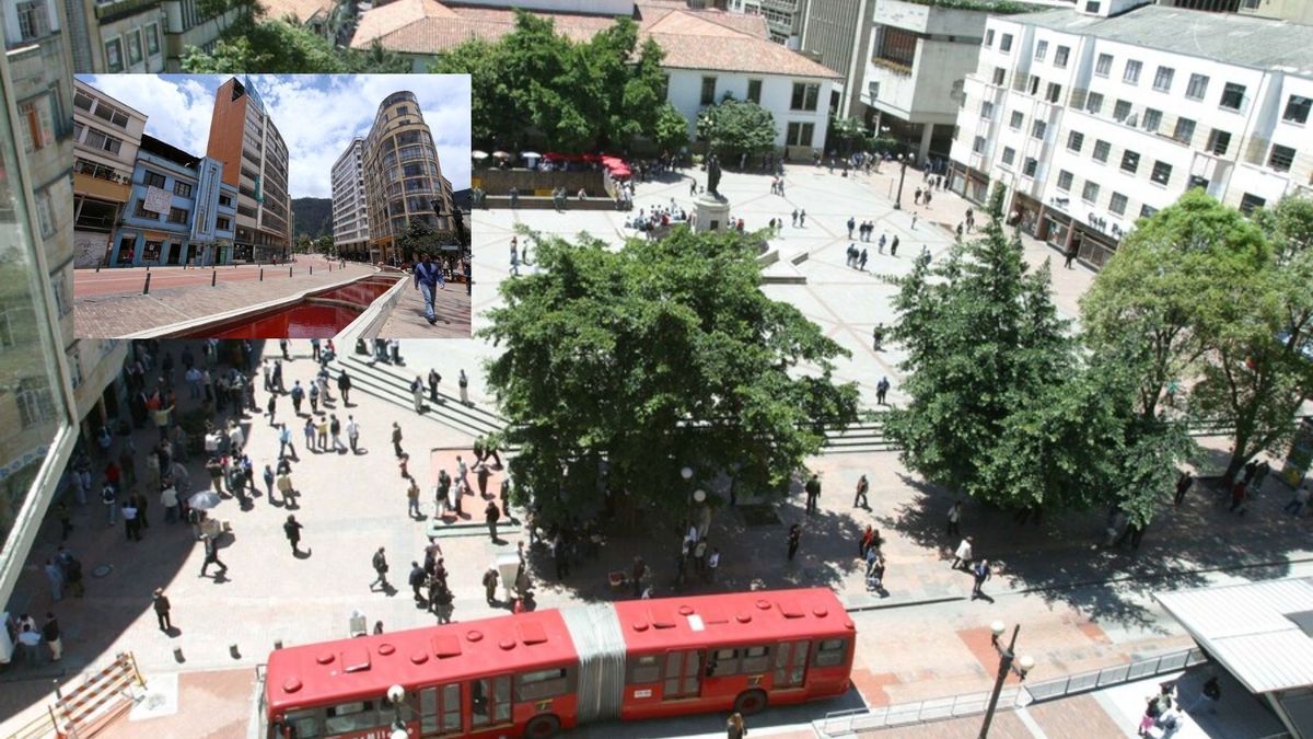 Enterraron el río Vicachá su puente sigue en Bogotá