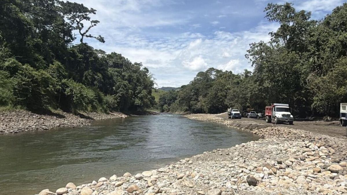 Minería en el río Fonce