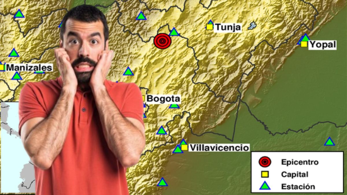 Sismo en Cundinamarca este viernes - hombre asustado