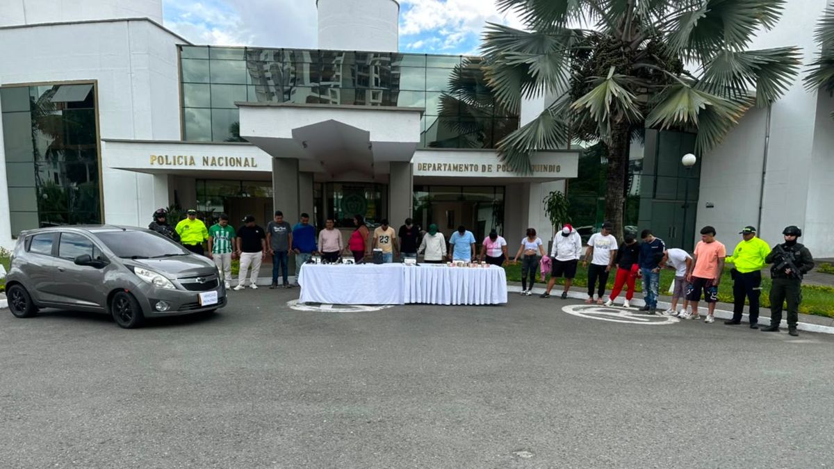 Capturan 22 personas integrantes de temida red de estupefacientes