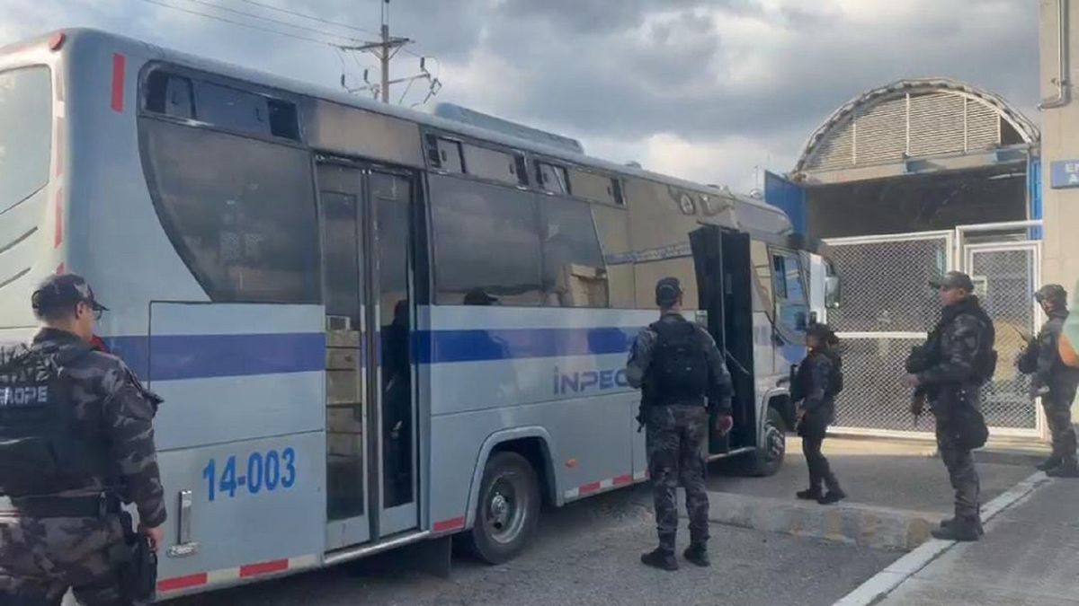 Internos llegaron a la cárcel de Palogordo tras ser trasladados desde Itagüí.