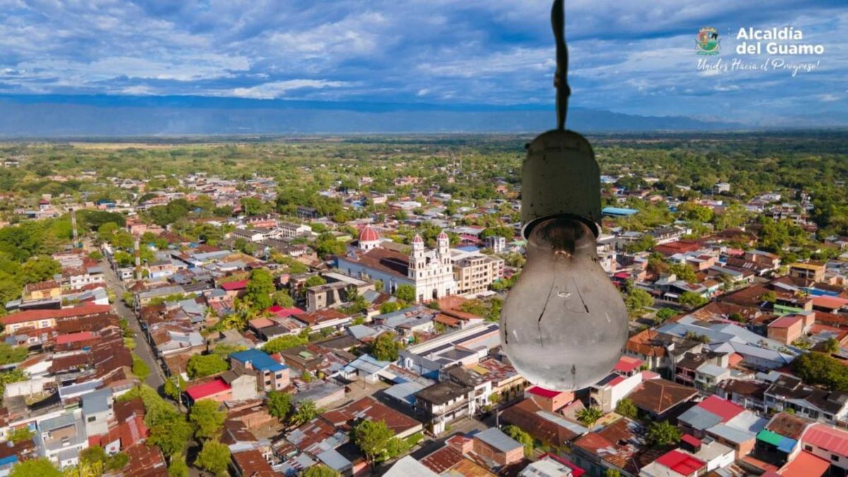 Cortes de luz en el Tolima, 11 de agosto de 2026. El Guamo, uno de los municipios con cortes.