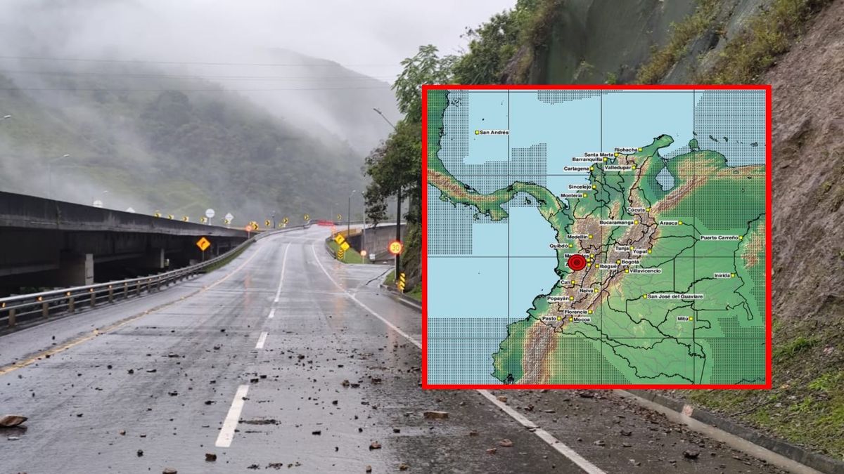 Vía al Llano y reporte de temblor