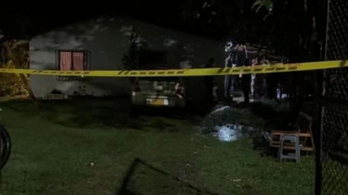 Escena de masacre en Antioquia.