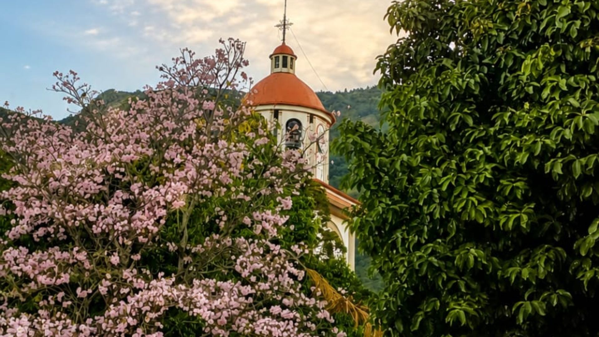 Parque del municipio de Támesis, Antioquia