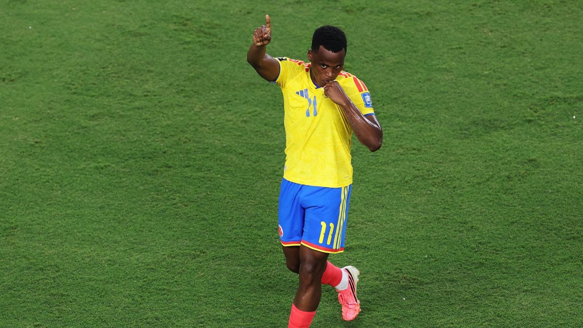 Jhon Arias con la Selección Colombia