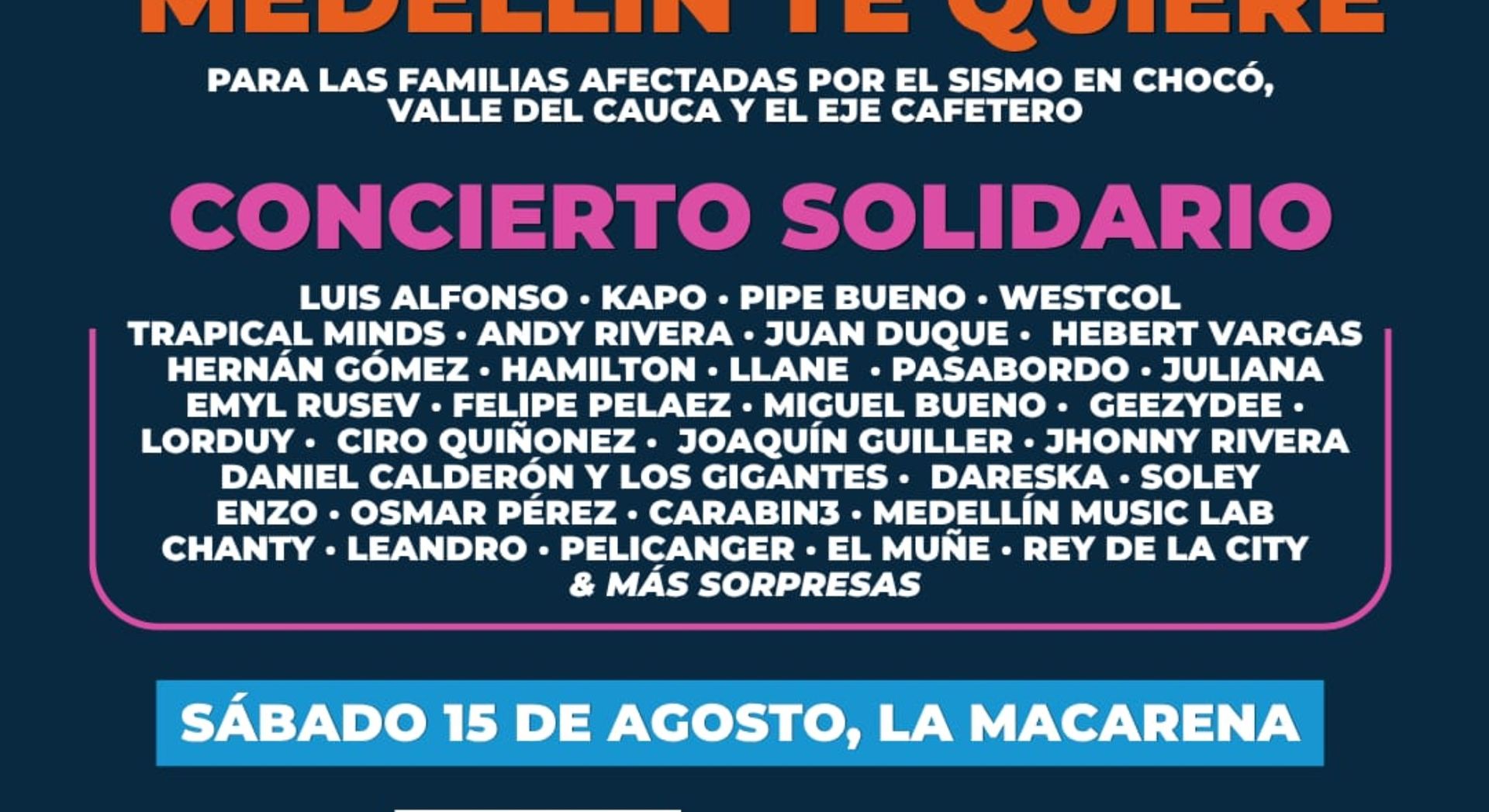 Concierto solidario.