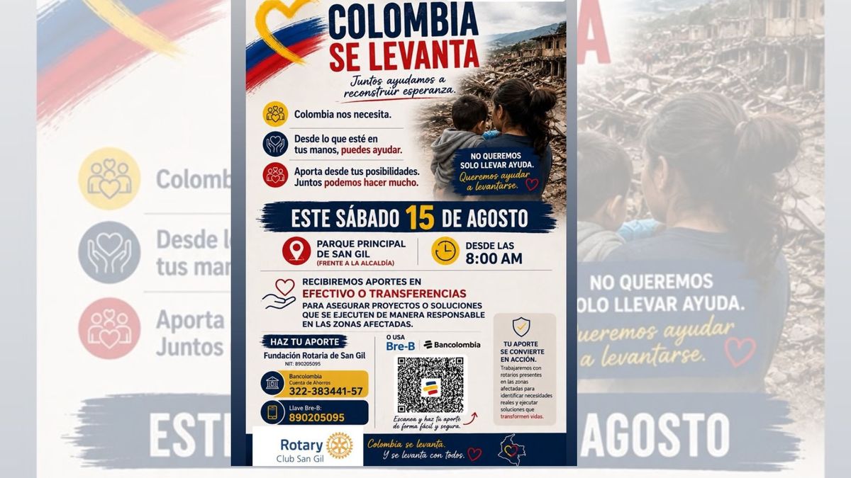 Club Rotario convoca a jornada de solidaridad