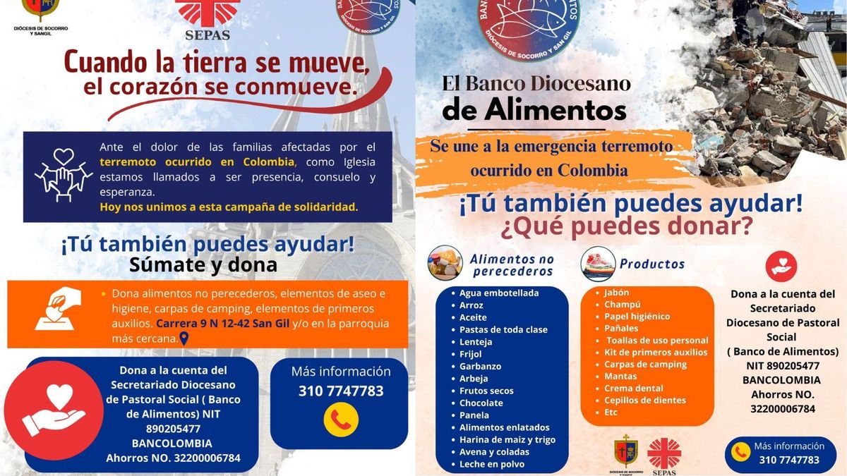 Diócesis pide ayudas para damnificados