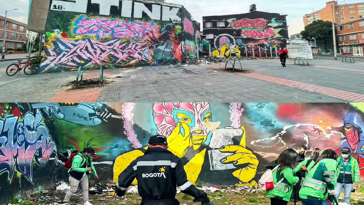 Teusaquillo estrena plazoleta cultural donde había un basurero