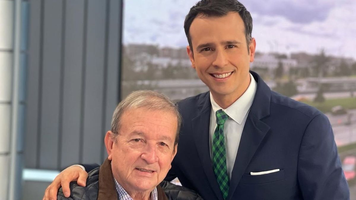 Periodista José Fernando Patiño y su padre Darío Patiño