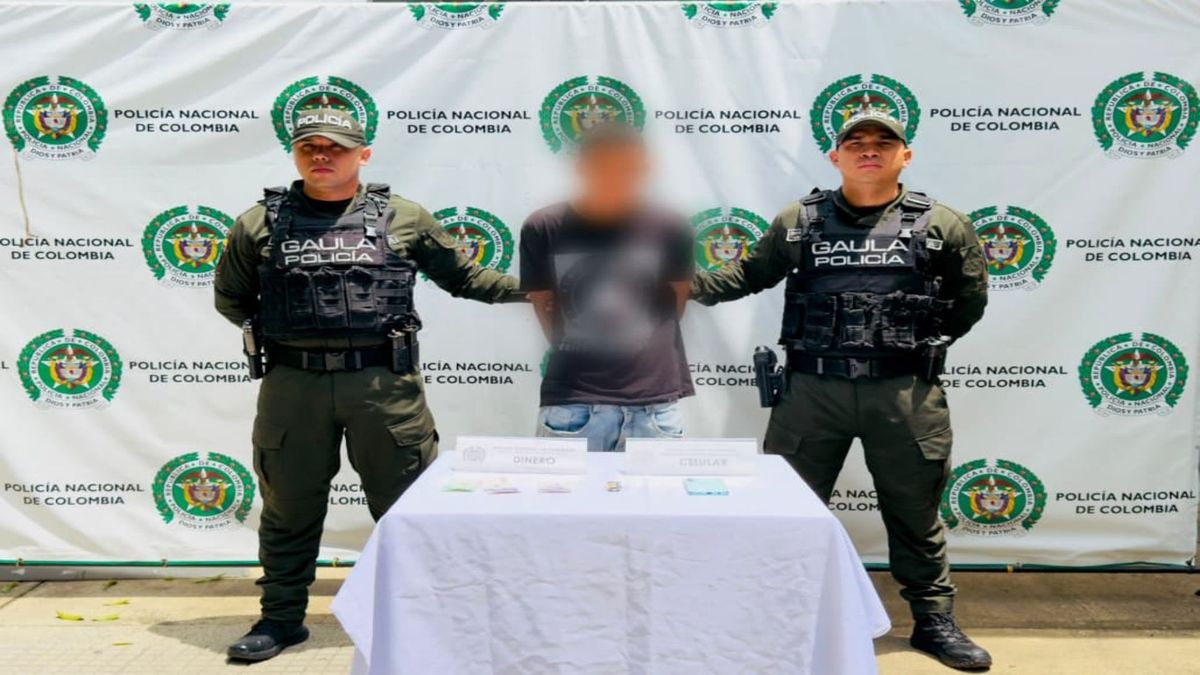 Capturado por extorsión en Turbo