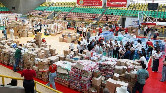 Donaciones para afectados por terremoto