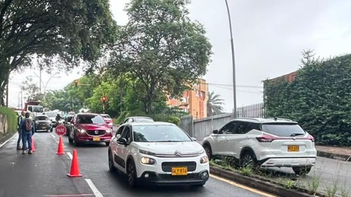 Cierre vial Torres de Alejandría, Bucaramanga