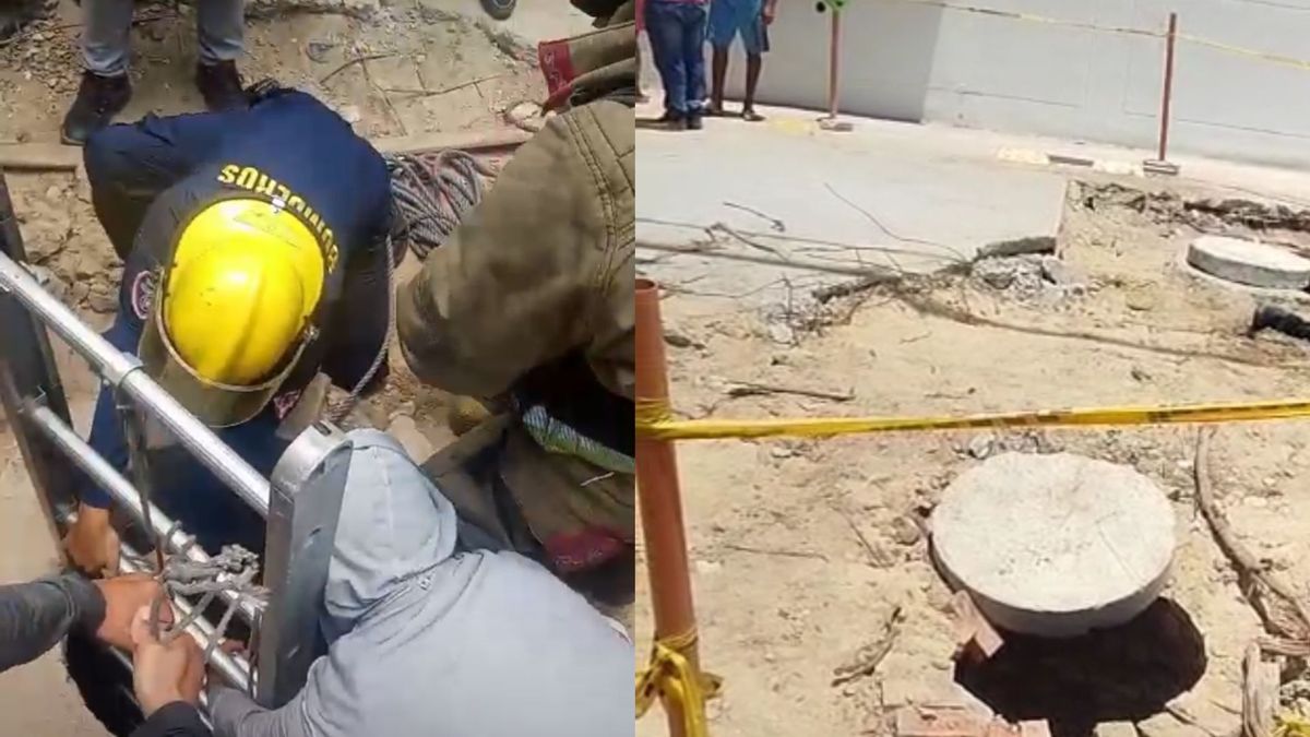 Obreros mueren dentro de alcantarilla