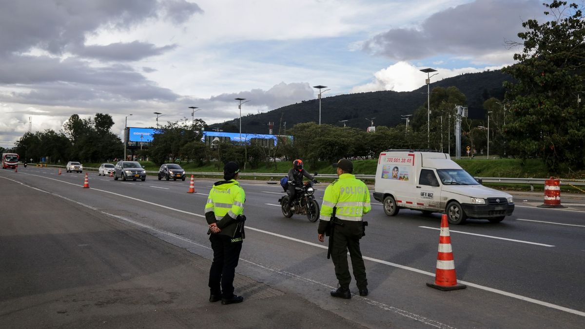 Policía de Tránsito en las carreteras