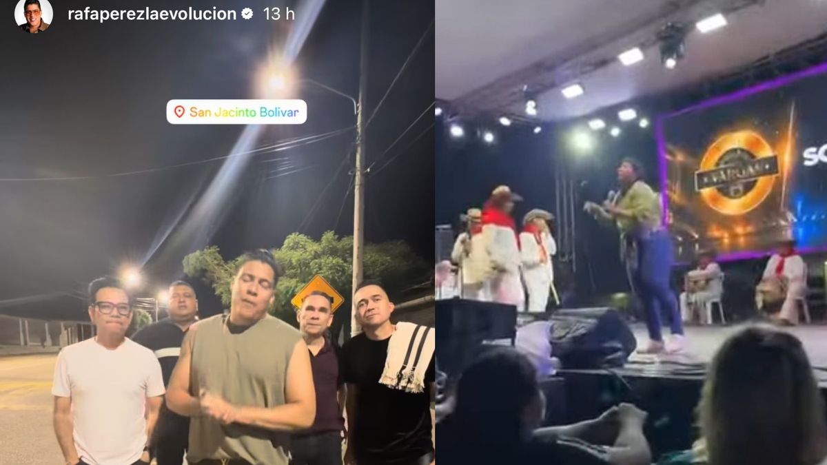 Rafa Pérez no cantó en San Jacinto