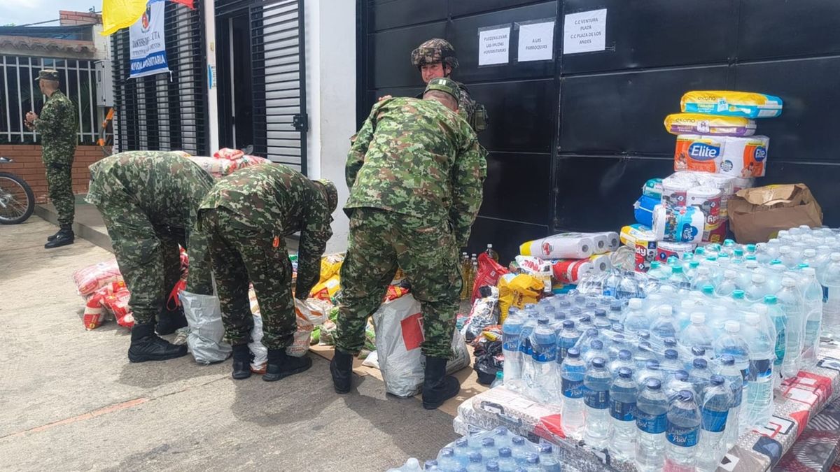 Donación de alimentos en Cúcuta para apoyar víctimas del terremoto