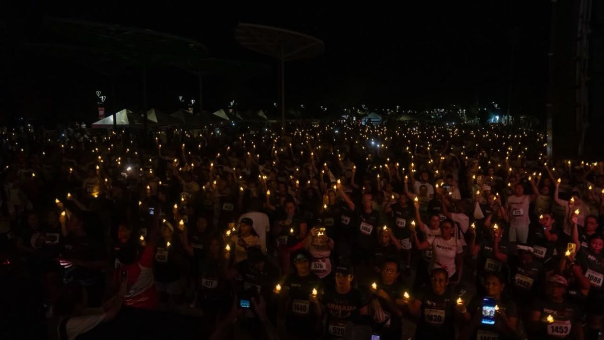 Evento en medio de la carrera 15k por Mompox