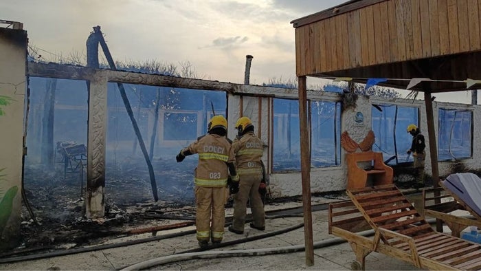 Incendio en hotel de Cartagena