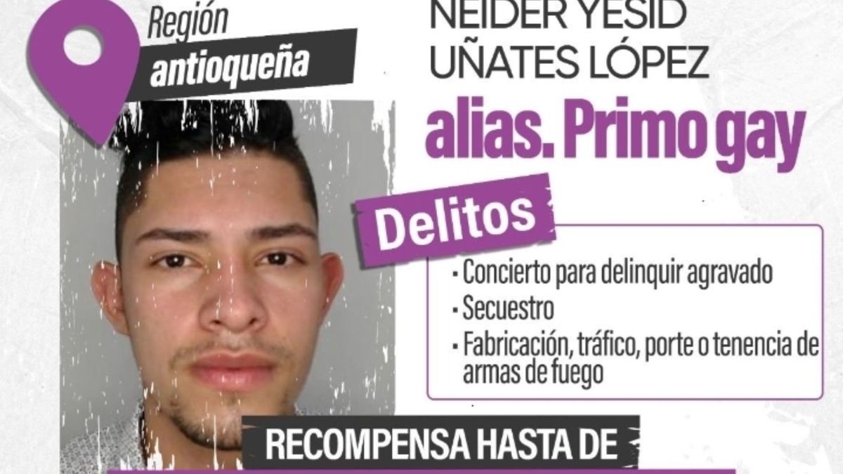 Cartel de búsqueda de alias Primo Gay