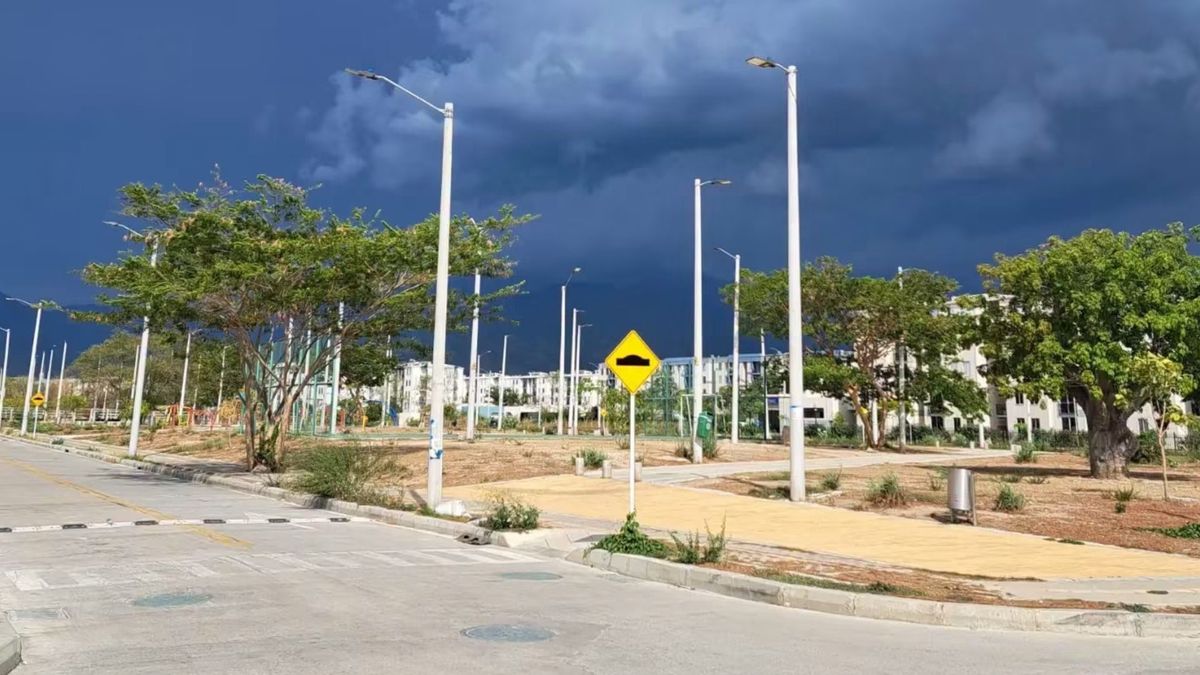 Panorámica lluvias en Santa Marta