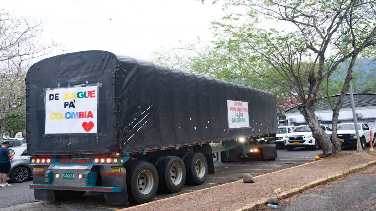 Ayudas humanitarias de Ibagué para damnificados | Camión cargado con ayuda humanitaria | Emergencia Nacional | Agosto 2026