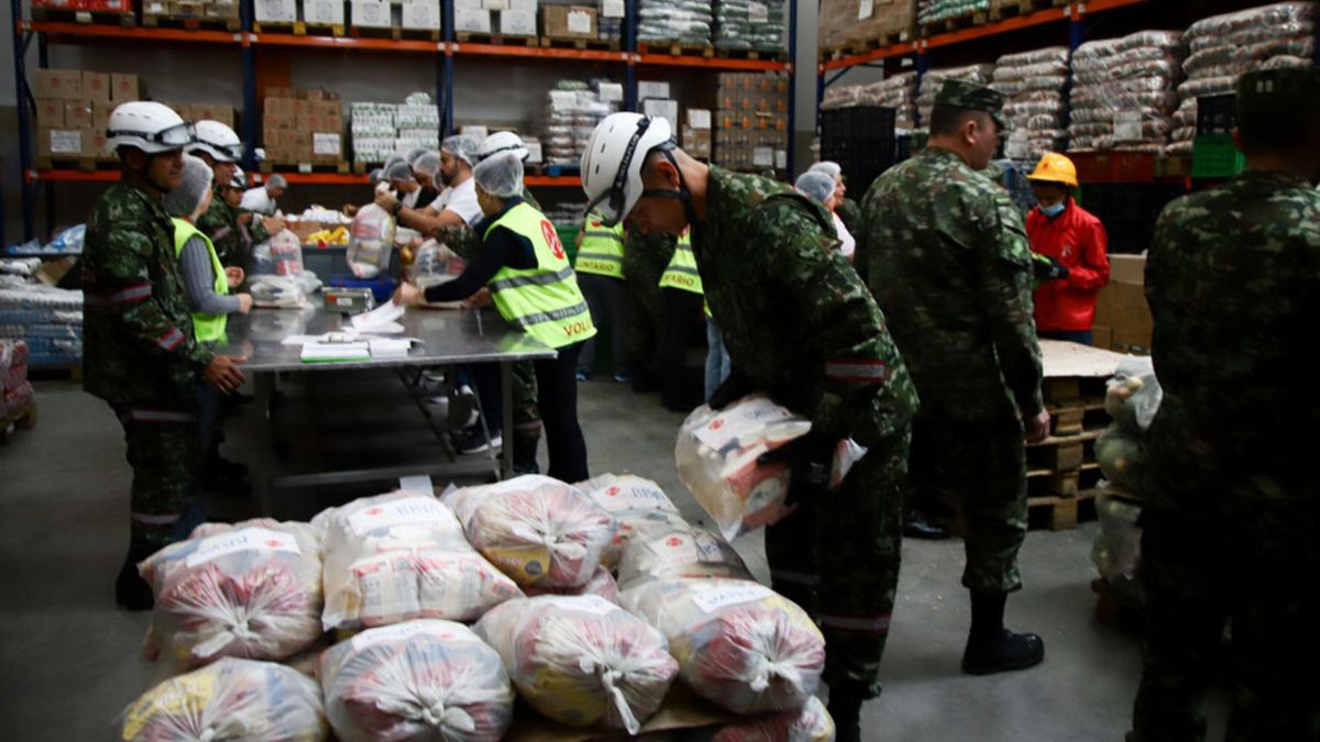 ¿Cómo donar alimentos y ayudas a los damnificados en Colombia?