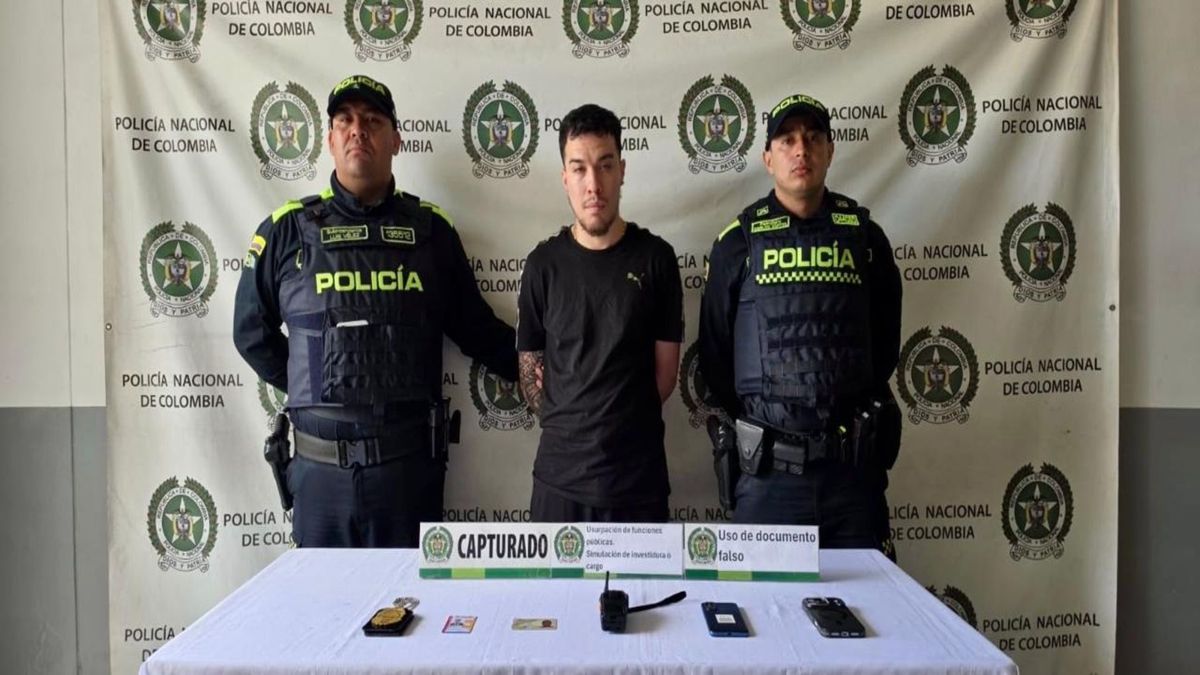 Detenido por portar simbolos de CTI en Antioquia