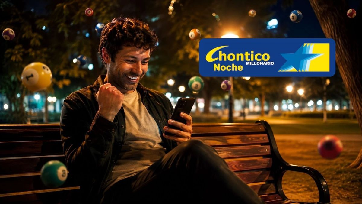 Ganador del sorteo y logo del Chontico Noche