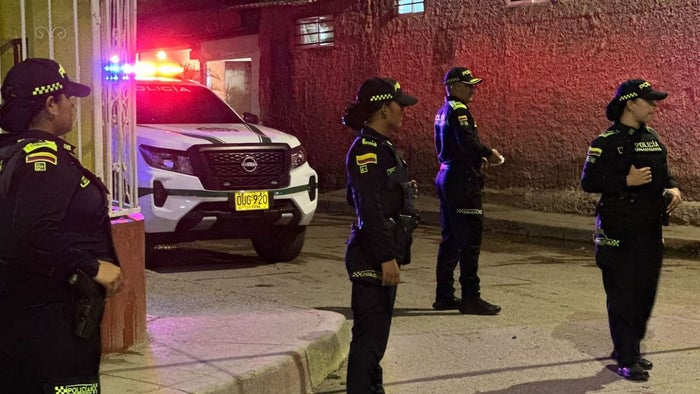 Operativos de la policía en Cartagena