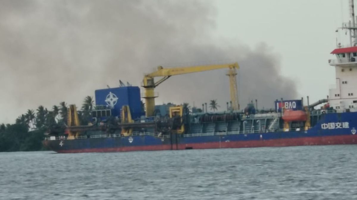 Incendio en el Vía Parque Isla de Salamanca