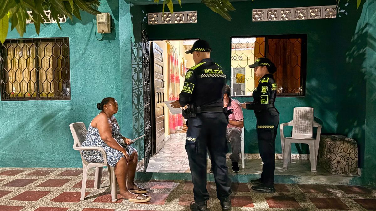 Operativos en el barrio Las Nieves en Barranquilla