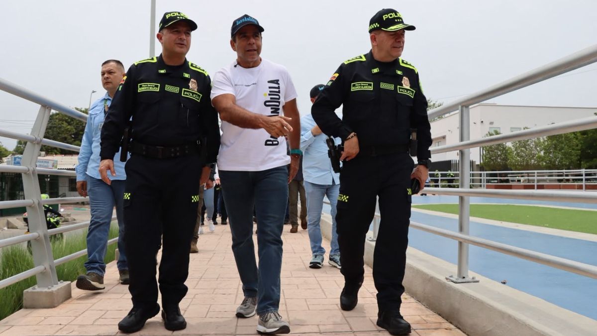 Visita del General Mujica a Barranquilla