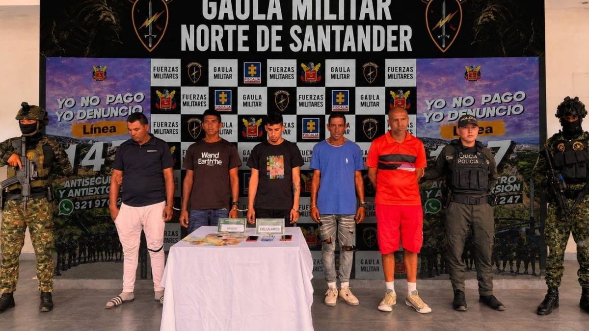 Capturan integrantes del Tren de Aragua en Norte de Santander