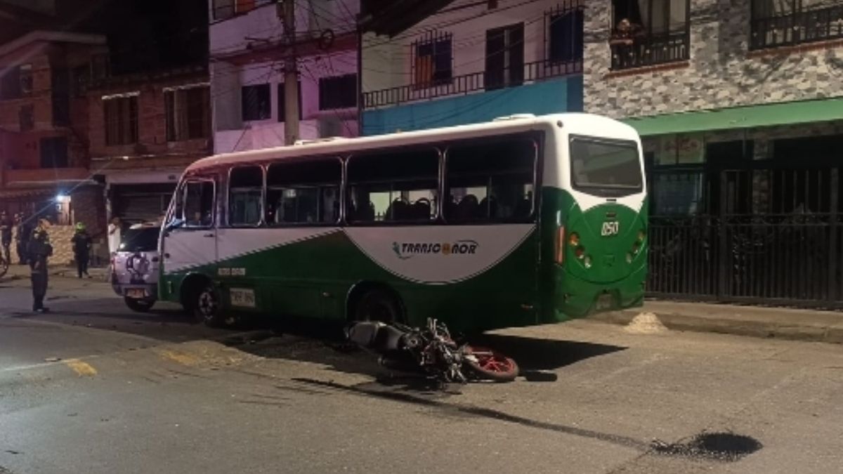 Accidente de tránsito en Medellín