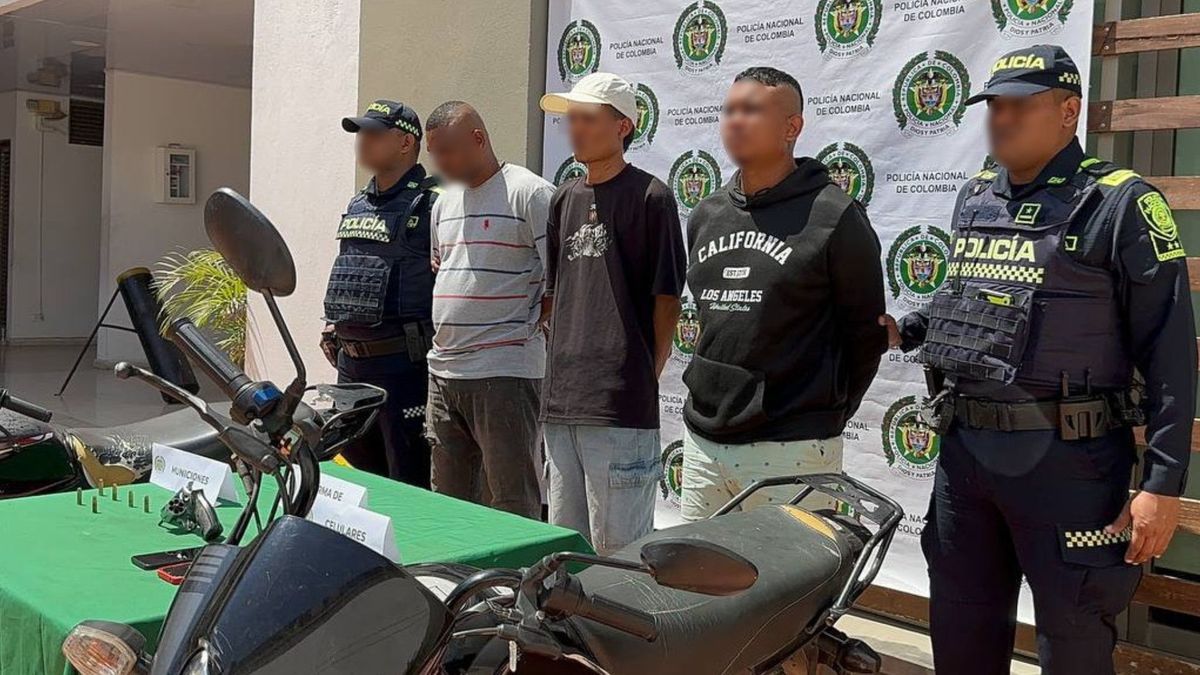 Capturan a presuntos sicarios en Cartagena