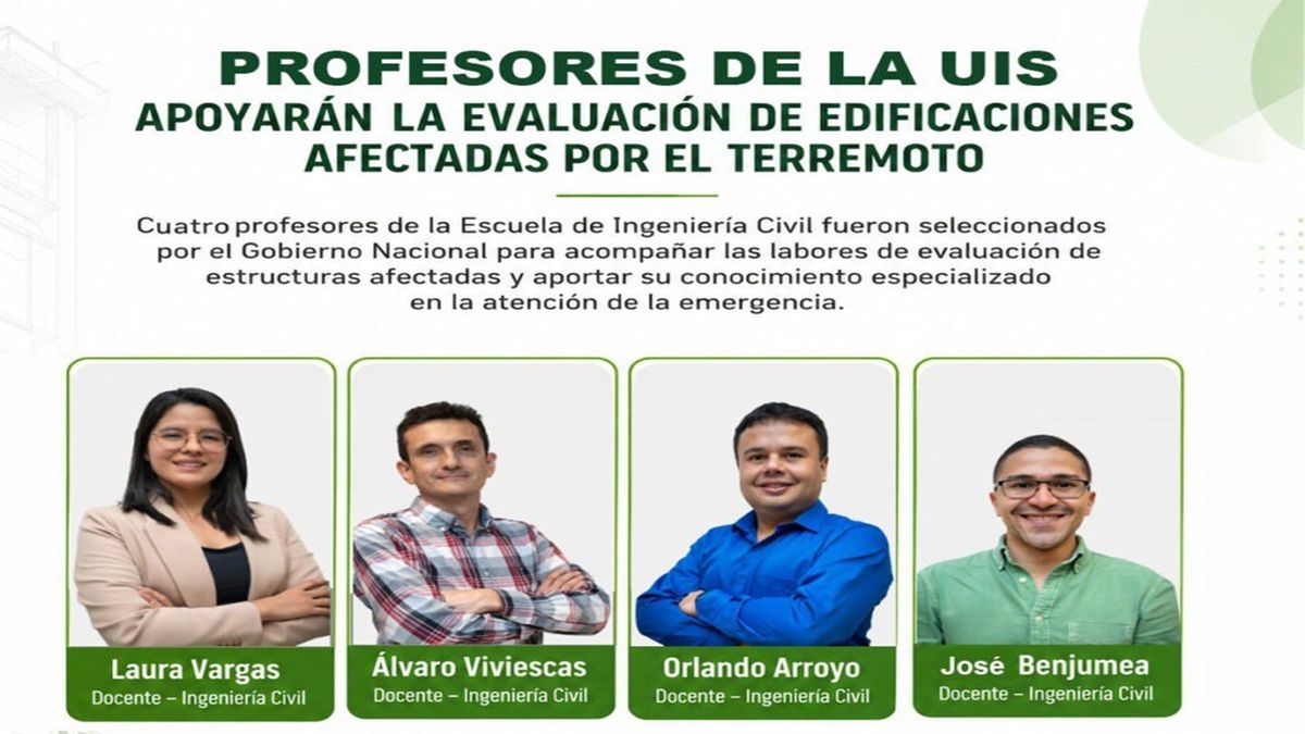 Ingenieros santandereanos apoyarán evaluación de edificios afectados por el terremoto en Pereira