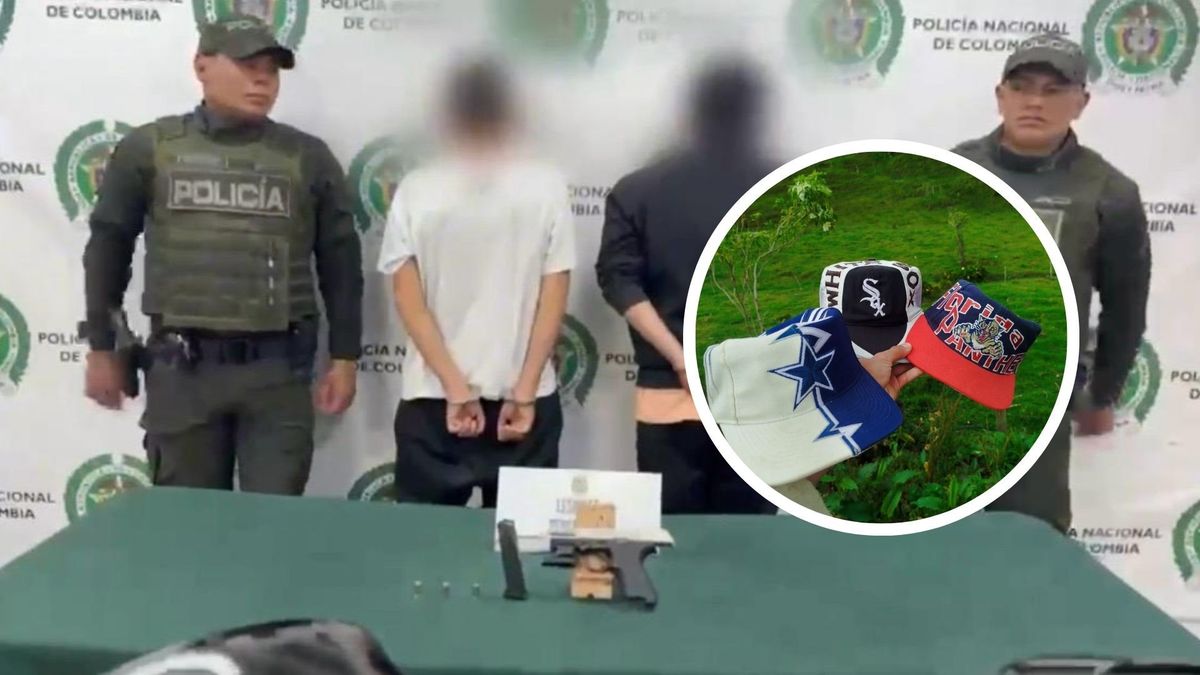 Capturados por la policía y gorras vieja guardia
