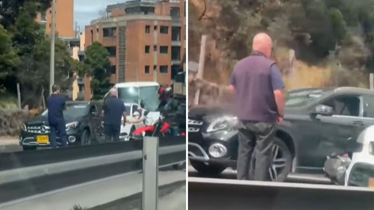 Choque de carros en la circunvalar