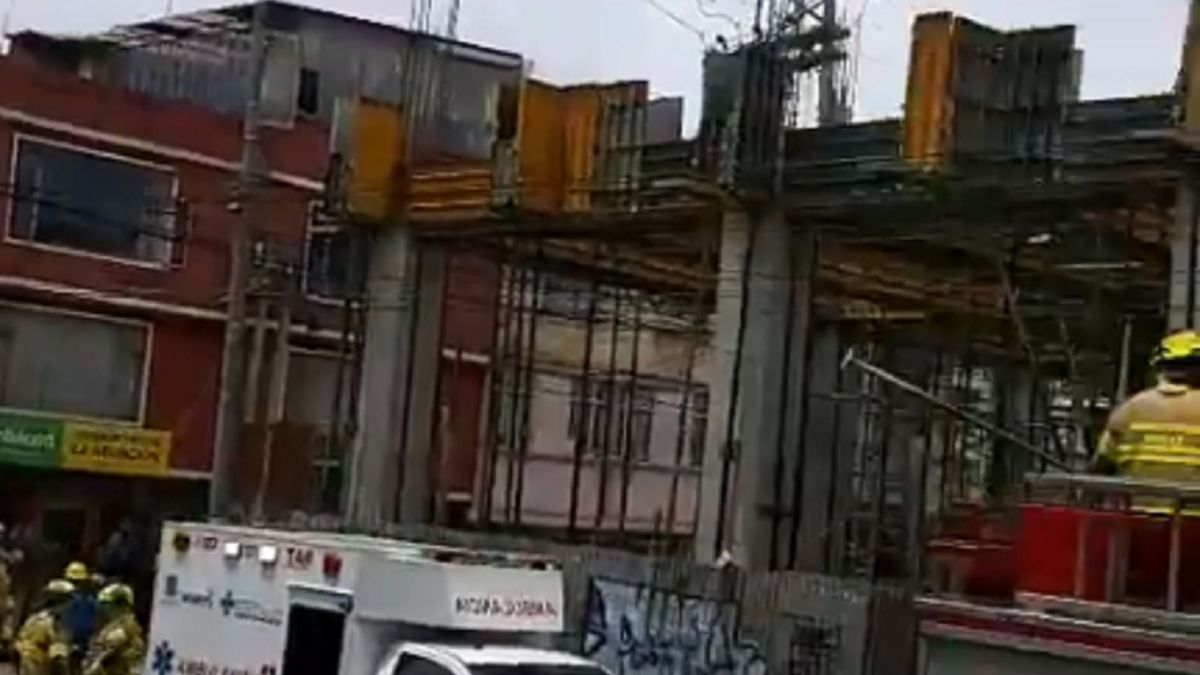 Obra colapsada Puente Aranda