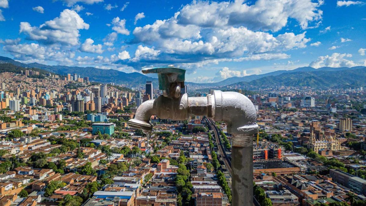 Racionamiento de agua en Medellín.