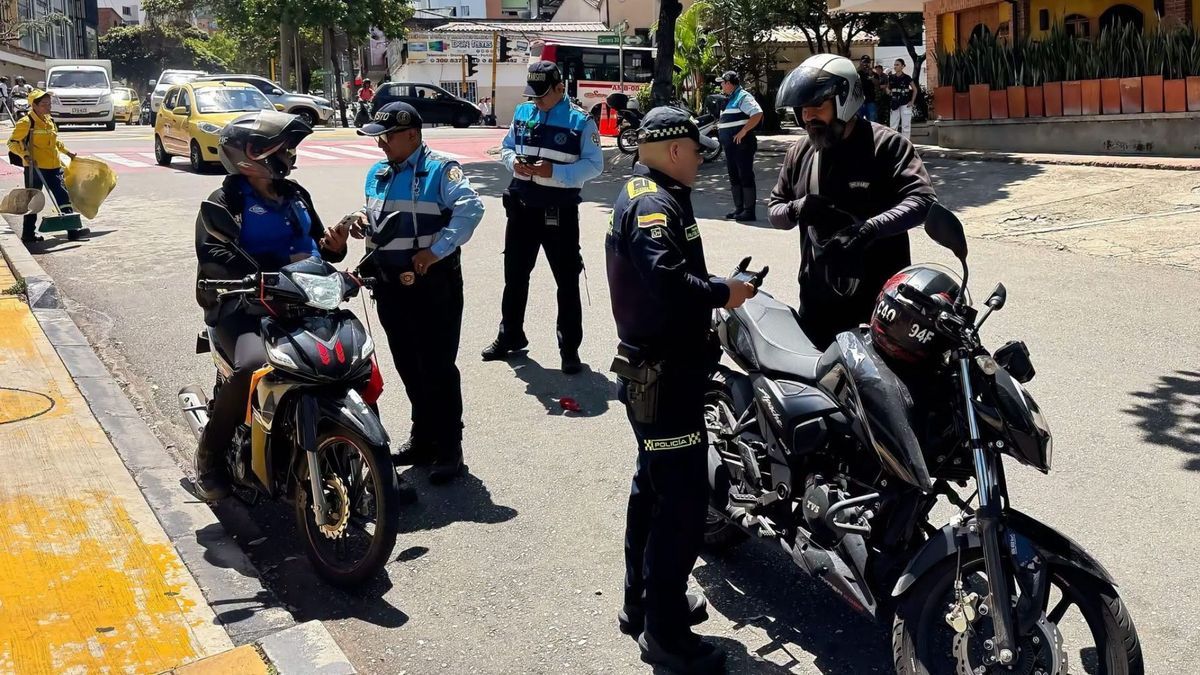 Operativos de tránsito y policía en Bucaramanga